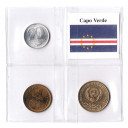 CAPO VERDE set da 20 - Centavos - 1 Escudo - 2,50 Escudos Buona conservazione